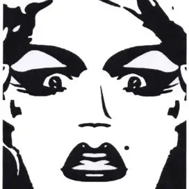 Anita face stencil avatar