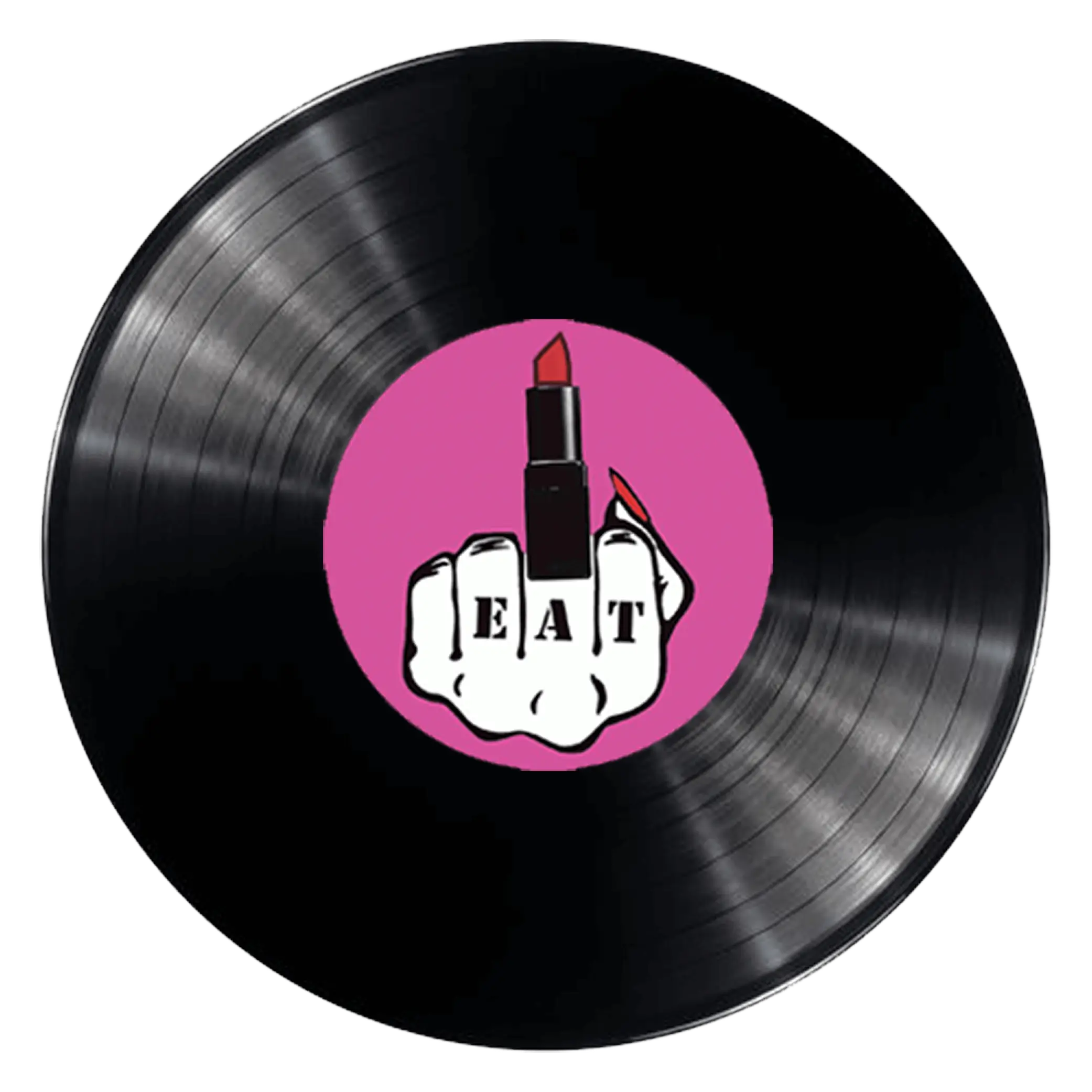 Cartoon Vinyl Record